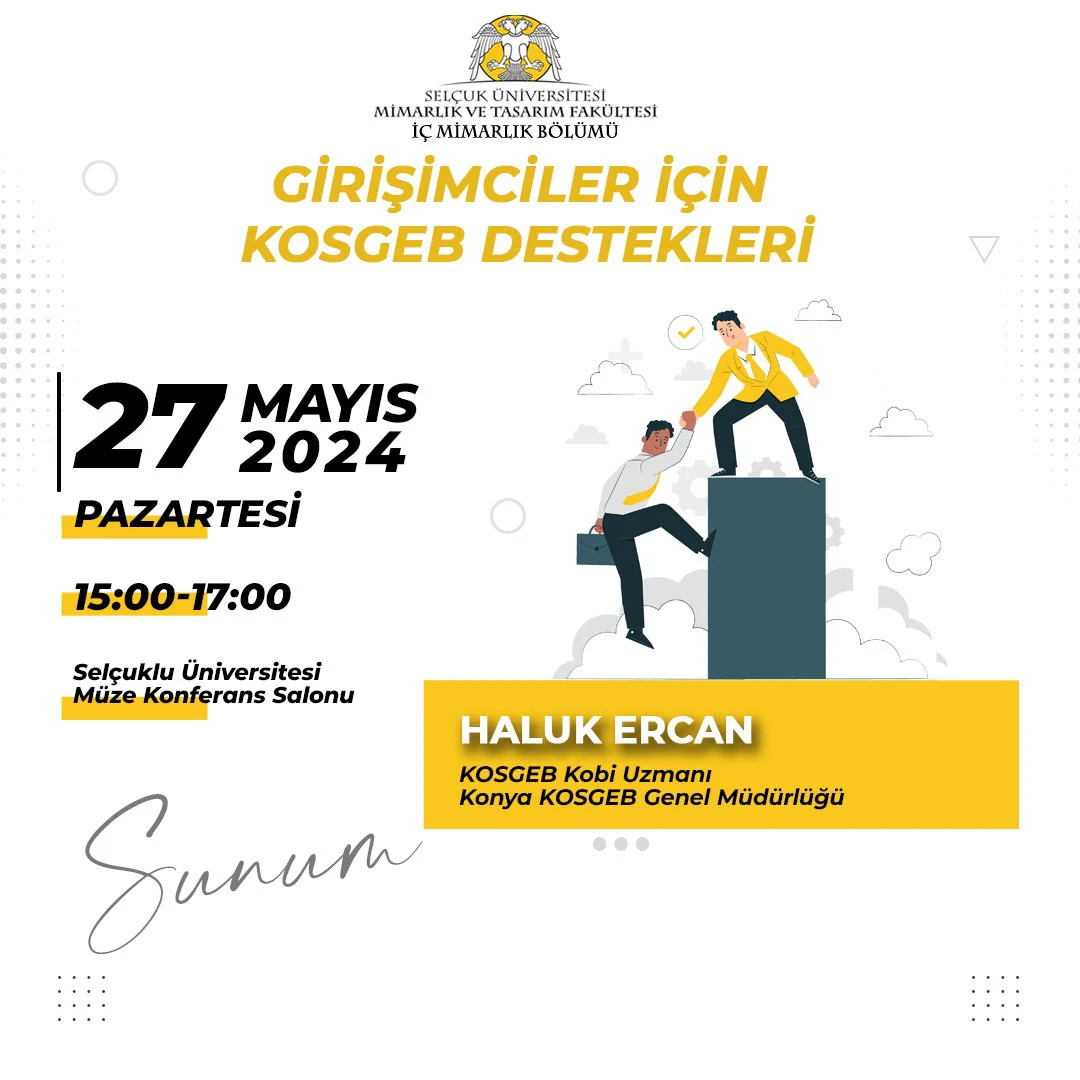 Girişimciler için KOSGEB Destekleri Sunumu